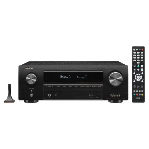 DENON AVR-X1600H 7.2ch 4K Ultra HD AV Receiver with 3D Audio and HEOS Built-in