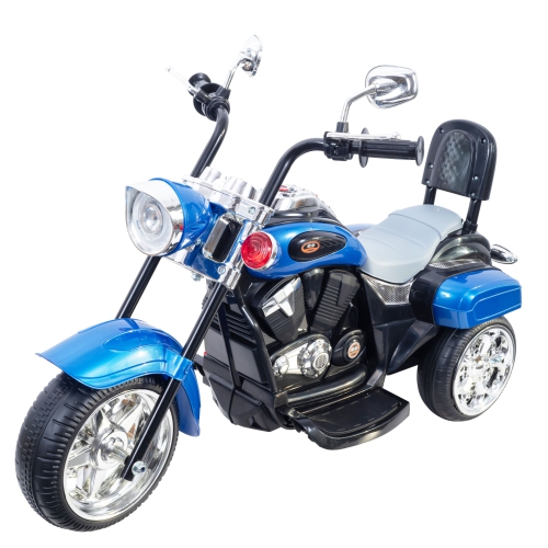 DTI Direct Chopper Style Electric Ride on Motorcycle For Kids, 3 wheels, 6 Volt Battery