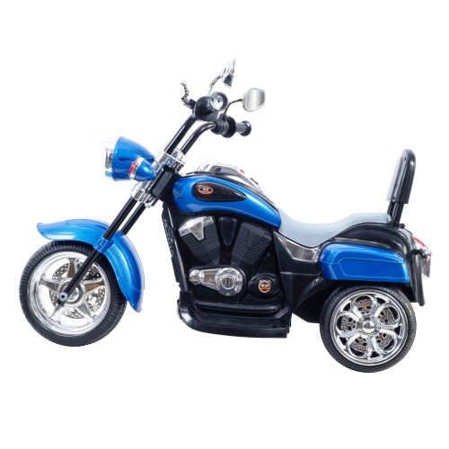 DTI Direct Chopper Style Electric Ride on Motorcycle For Kids, 3 wheels, 6 Volt Battery