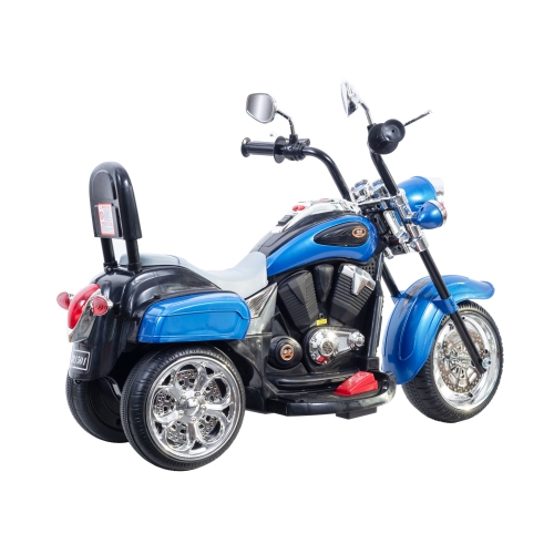 DTI Direct Chopper Style Electric Ride on Motorcycle For Kids, 3 wheels, 6 Volt Battery