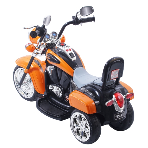 DTI Direct Chopper Style Electric Ride on Motorcycle For Kids, 3 wheels, 6 Volt Battery
