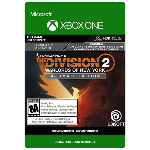 Tom Clancy's The Division 2: Warlords of New York Ultimate Edition - Digital Download