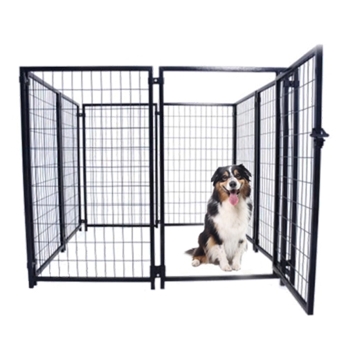 ALEKO® 5'x5'x4' Dog Kennel Heavy Duty Pet Playpen Chain Link Dog Exercise Pen Cat Fence