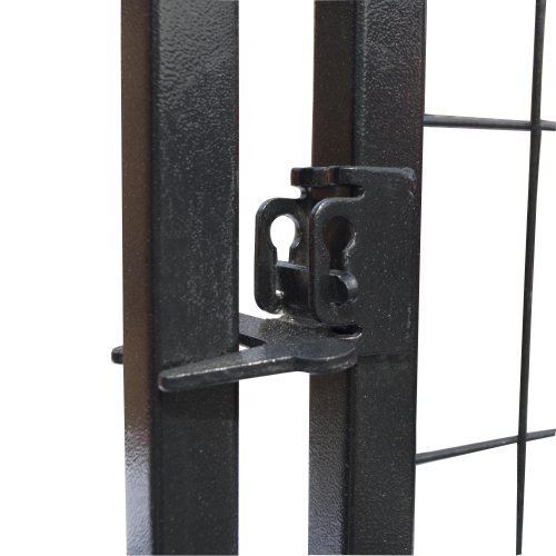 ALEKO® 5'x5'x4' Dog Kennel Heavy Duty Pet Playpen Chain Link Dog Exercise Pen Cat Fence