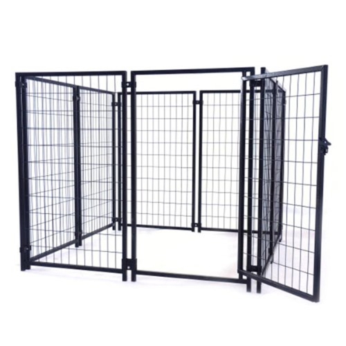 ALEKO® 5'x5'x4' Dog Kennel Heavy Duty Pet Playpen Chain Link Dog Exercise Pen Cat Fence