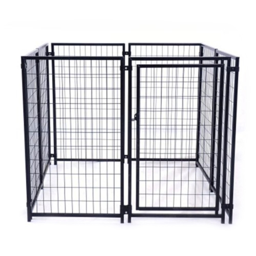 ALEKO® 5'x5'x4' Dog Kennel Heavy Duty Pet Playpen Chain Link Dog Exercise Pen Cat Fence
