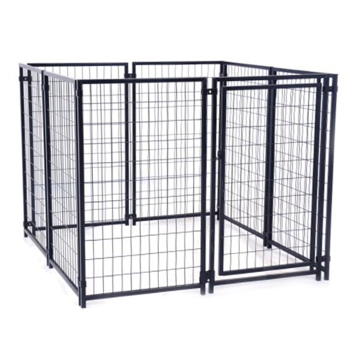 ALEKO® 5'x5'x4' Dog Kennel Heavy Duty Pet Playpen Chain Link Dog Exercise Pen Cat Fence