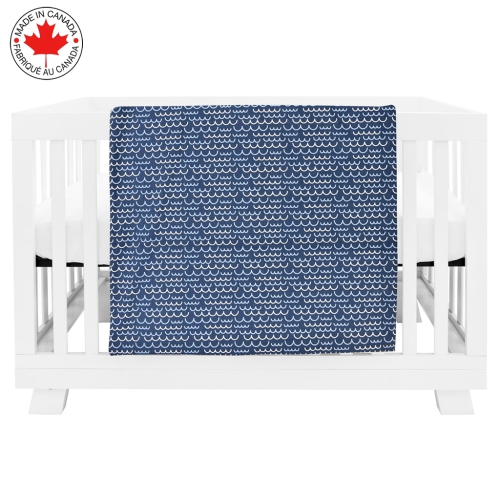 Navy hotsell blue crib