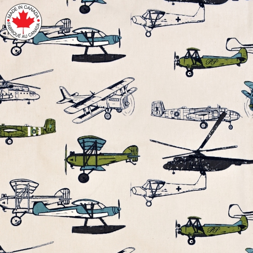 BEBELELO- BABY CRIB BEDDING 7 Pieces Airplanes and Helicopters Bedding - Eva