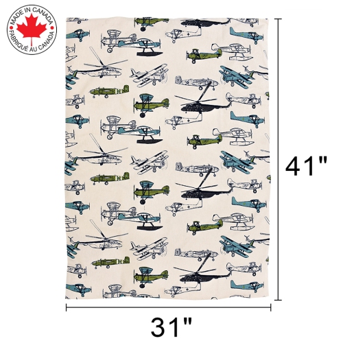 BEBELELO- BABY CRIB BEDDING 7 Pieces Airplanes and Helicopters Bedding - Eva