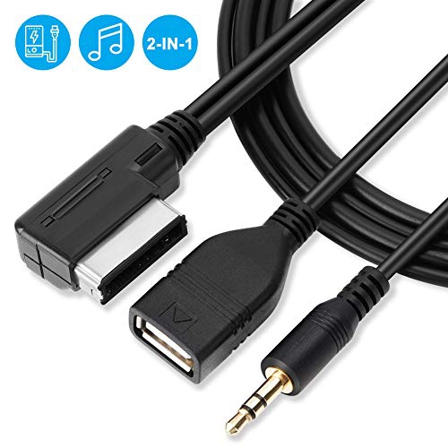 Audi Ami Usb 3 5mm Aux Cable Vw 3 5mm Usb Adapter Ami Mmi Audi Audio Music Interface Cord Charger Cable For Vw Audi S5 Best Buy Canada