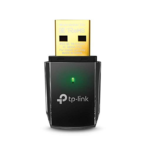 TP-Link – Adaptateur USB bibande sans fil AC600 Archer T2U V3, 2,4 GHz, 200 Mb/s/5 GHz, 433 Mb/s, mini taille, prend en charge Windows