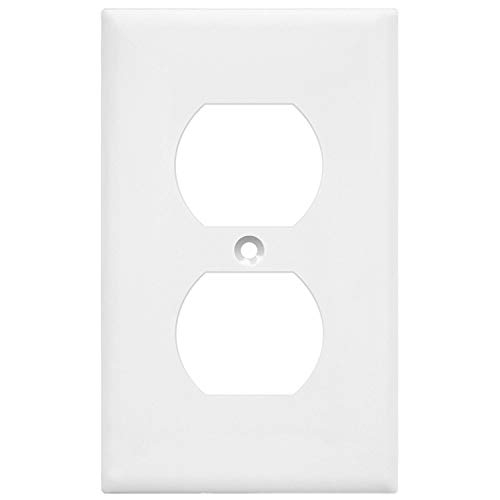 ENERLITES Duplex Wall Plates, Home Electrical Receptacle Outlet Cover, Size 1-Gang 4.50 Inches x 2.76 Inches,