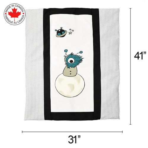 Bebelelo - Nursery Baby Bedding Set-7 piece-Crazy blue in space