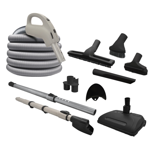 Airstream Central Vacuum Electric attachment kit including a 30 ' hose with switch, telescopic wand, a brush kit and much more