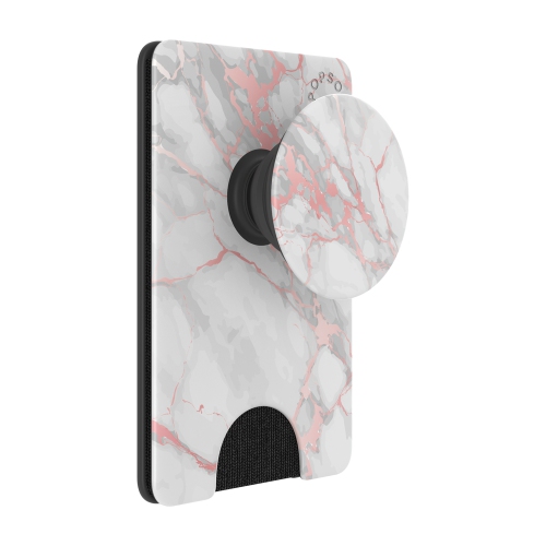 POPSOCKETS  Popwallet+ Rose Lutz Marble Phone Grips And Wallets 801945 In Gold