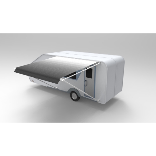 ALEKO® 12X8 Feet Vinyl RV Awning Fabric Replacement for Retractable Awning, GREY