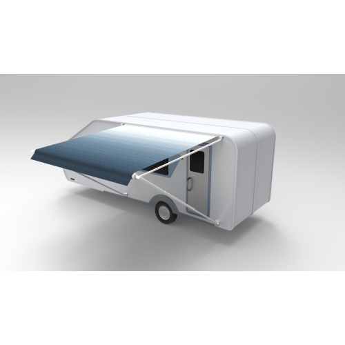 ALEKO® 12X8 pieds en vinyle pour auvent rétractable en vinyle pour VR, couleur fondu bleue