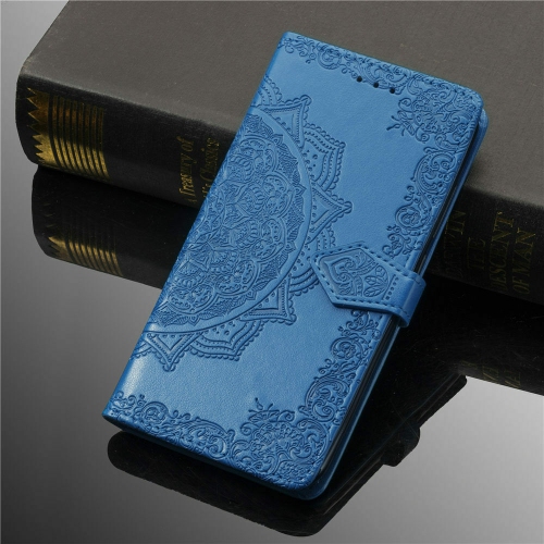 Luxury Embossed Mandala Floral Pattern Premium PU Leather Flip Wallet Case Luxury 3D for SAMSUNG Galaxy S20