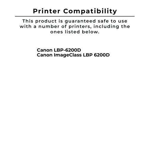 Zoomtoner Compatible CANON 126 Laser Toner Cartridge Black