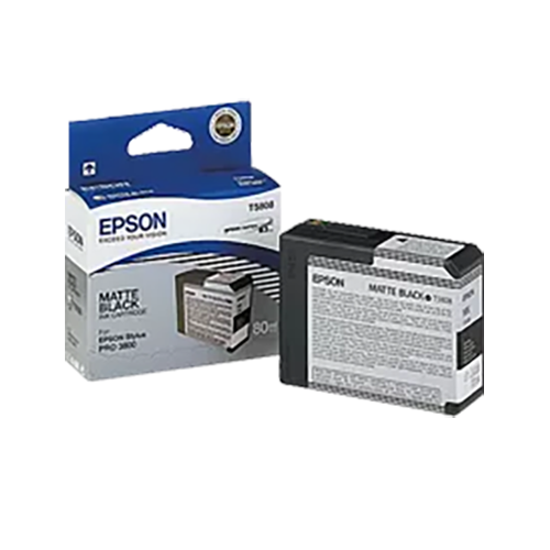 ~Brand New Original EPSON T580800 Ink / Inkjet Cartridge Matte Black