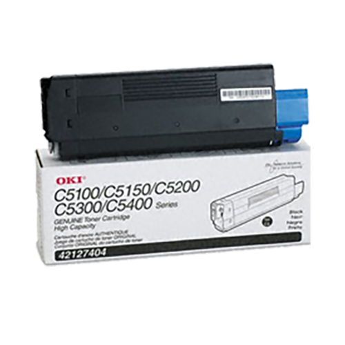 ~Brand New Original OKIDATA 42127404 Laser Toner Cartridge Black High Yield