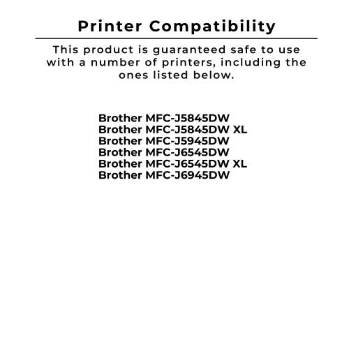 Zoomtoner Compatible BROTHER LC3037BK Black Ink Cartridge Extra High Yield