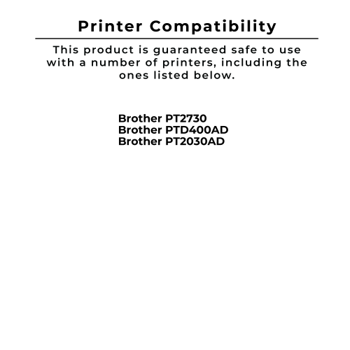 Zoomtoner Compatible BROTHER TZe-FX241 P-Touch Label Tape, 18mm, Black on White