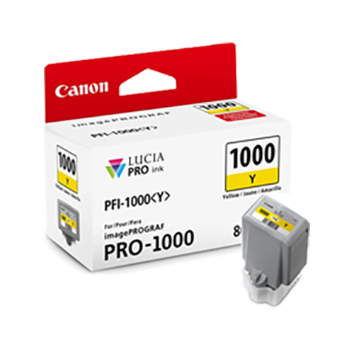 CANON  Pfi-1000Y Ink / Inkjet Cartridge In Yellow