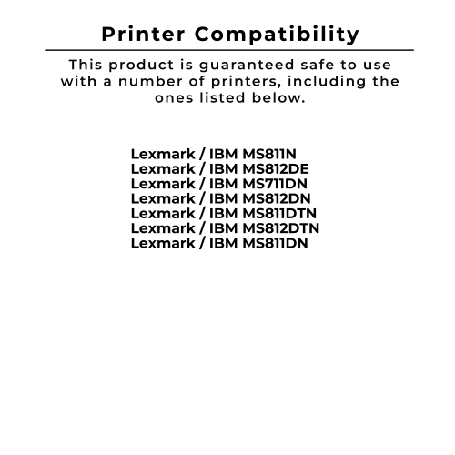 ~Brand New Original LEXMARK / IBM 52D1X00 Laser Toner Cartridge Black