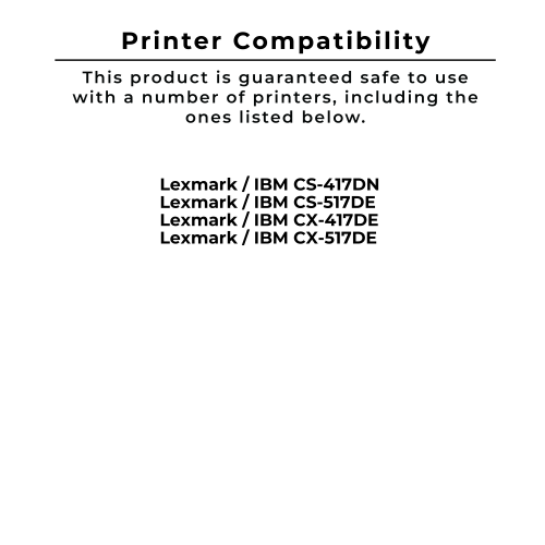 ~Cartouche d'encre en poudre cyan À haut rendement LEXMARK/IBM 71B1HC0 d'origine