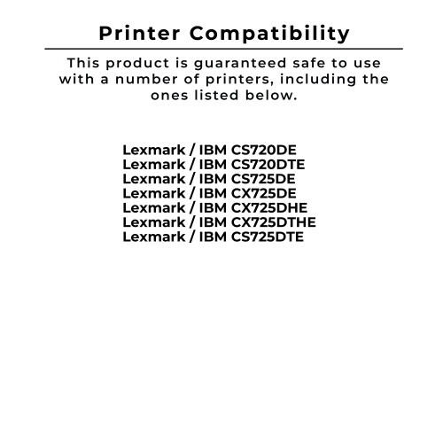 ~Brand New Original LEXMARK / IBM 74C1SC0 High Yield Laser Toner Cartridge Cyan