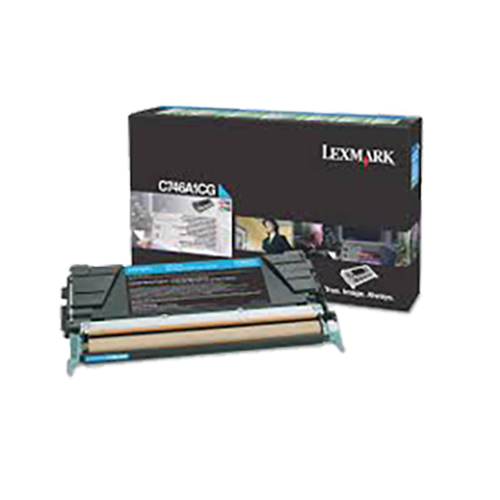 ~Brand New Original LEXMARK / IBM C746A1CG Laser Toner Cartridge Cyan
