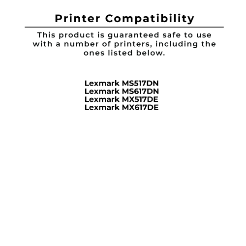 ~Brand New Original LEXMARK / IBM 51B1X00 Extra High Yield Laser Toner Cartridge Black