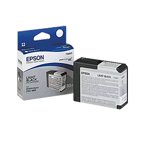 ~Brand New Original EPSON T580700 Ink / Inkjet Cartridge Light Black