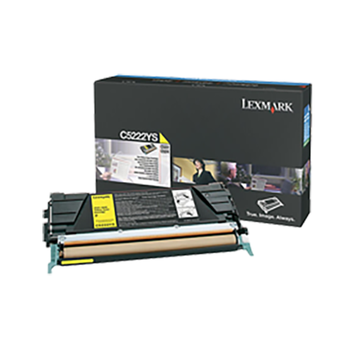 ~Brand – Cartouche de toner originale LEXMARK/IBM C520YS, jaune