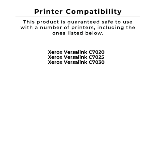 Cartouche d’encre en poudre cyan à haut rendement 106R03740 compatible avec les imprimantes de Zoomtoner