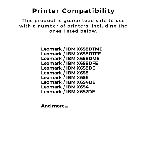 Zoomtoner Compatible LEXMARK / IBM 40X4724 Laser Maintenance Kit