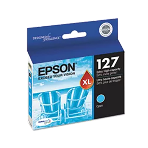 ~Brand New Original EPSON T127220 Extra High Yield Ink / Inkjet Cartridge Cyan