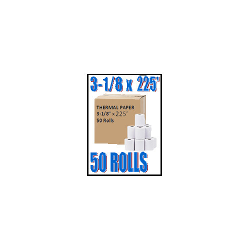 Zoomtoner Compatible Thermal Paper Rolls 3-1/8" x 225' 50/Pack