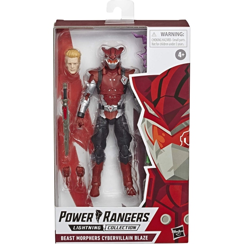 POWER RANGERS  6 Inch Action Figure Lightning Collection - Beast Morphers Cybervillain Blaze