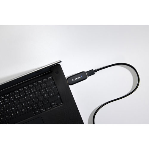 Dispositif de saisie vidéo pour jeux Cam Link 4K d'Elgato - Noir