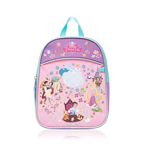 Princess Kids Backpacking Backpack 11 Inch School Bag with Pencil Case for Kids - [Pink]