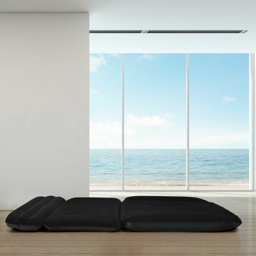 Gymax Inflatable SUV Air Backseat Mattress Flocking Travel Pad w/Pump Camping Outdoor