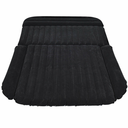 Gymax Inflatable SUV Air Backseat Mattress Flocking Travel Pad w/Pump Camping Outdoor