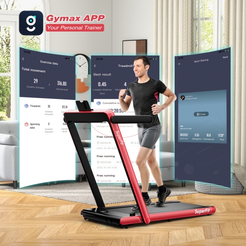 Gymax 2.25HP Folding Treadmill