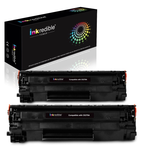 HP CE278A Compatible Toner Cartridge - 2/Pack | Inkredible Toner™