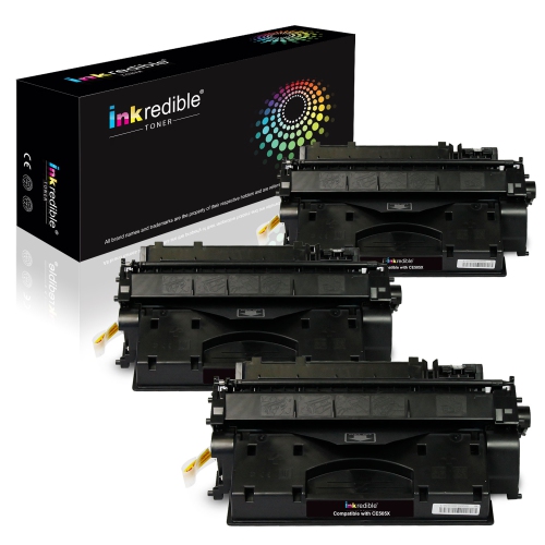 HP CE505X Compatible Toner Cartridge High Yield - 3/Pack | Inkredible Toner™
