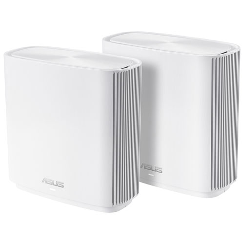 ASUS ZenWifi Wireless AC3000 Tri-Band Router - 2 Pack - White