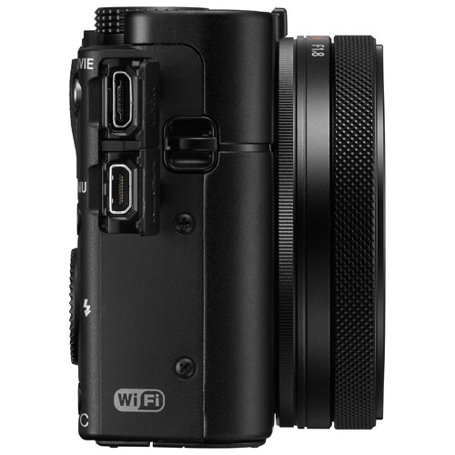 Sony Cyber-shot RX100 V Wi-Fi 20.1MP 2.9x Optical Zoom Digital Camera - Black - Open Box